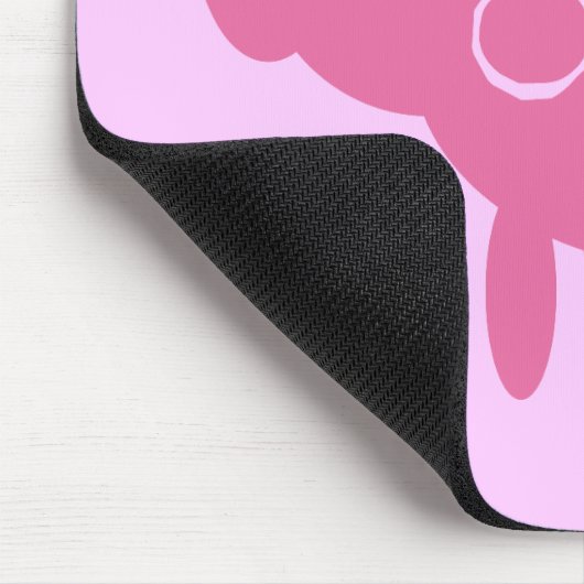 Oink rosa Schwein-T-Shirts und Geschenke Mousepad (Ecke)