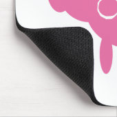 Oink rosa Schwein-T-Shirts und Geschenke Mousepad (Ecke)