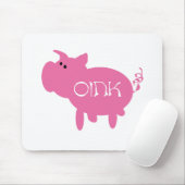 Oink rosa Schwein-T-Shirts und Geschenke Mousepad (Mit Mouse)