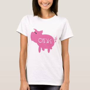 Oink rosa Schwein-T-Shirts und Geschenke T-Shirt