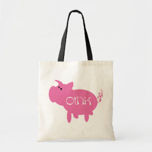 Oink rosa Schwein-T-Shirts und Geschenke Tragetasche