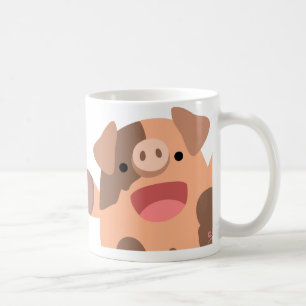 Oinky Tasse: ein Bündel piggies Kaffeetasse