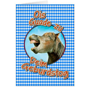 Ois Guade zu Deim Geburdstog