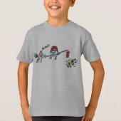 Oiseau en colère pompier T-Shirt (Vorderseite)