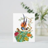 Oiseaux et flex postkarte (Stehend Vorderseite)