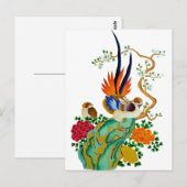 Oiseaux et flex postkarte (Vorne/Hinten)