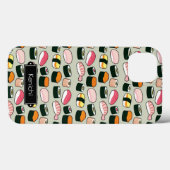 Oishii Sushi Fun Illustrations Pattern Case-Mate iPhone Hülle (Rückseite (Horizontal))
