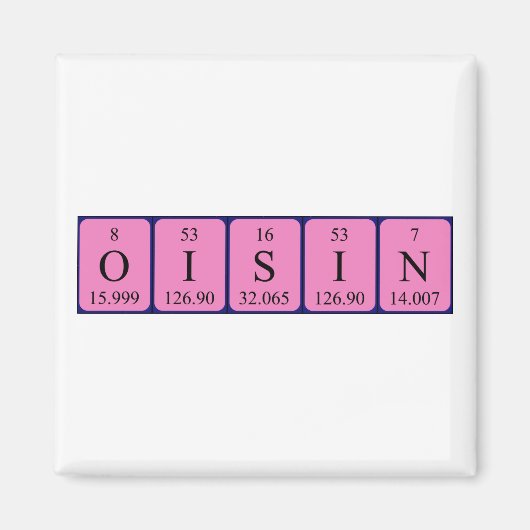 Oisin Periodenmagnet Magnet (Vorne)
