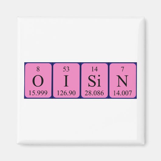 Oisin Periodenmagnet Magnet (Vorne)