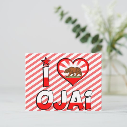 Ojai, CA Postkarte (Stehend Vorderseite)