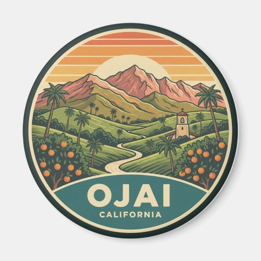 Ojai California Magnet (Vorne)