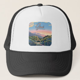 Ojai California Topa Topa Berge Landschaft Truckerkappe