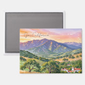 Ojai California Travel Magnet (Vorderseite/Rückseite)