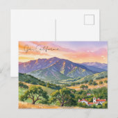 Ojai California Travel Postkarte (Vorne/Hinten)