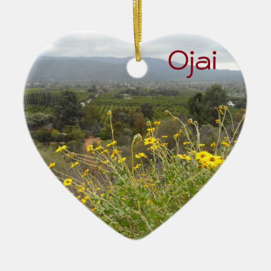 Ojai, Kalifornien Keramikornament (Vorne)