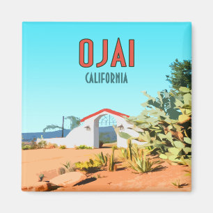 Ojai Kalifornien Sukkulente Kaktus Vintage Magnet