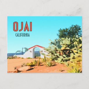 Ojai Kalifornien Sukkulente Kaktus Vintage Postkarte