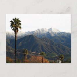 Ojai-Tal mit Schnee Postkarte