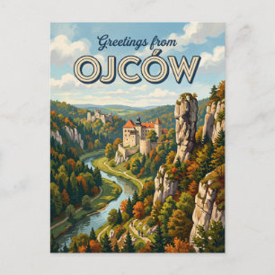Ojców-Nationalpark Polen Postkarte