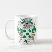 Ojeda Familienwappen Kaffeetasse (Links)
