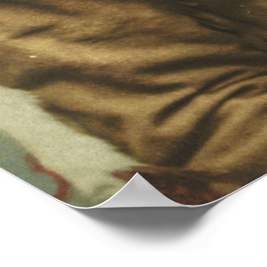 Ojibwa Brave, Arrowmaker Poster (Ecke)