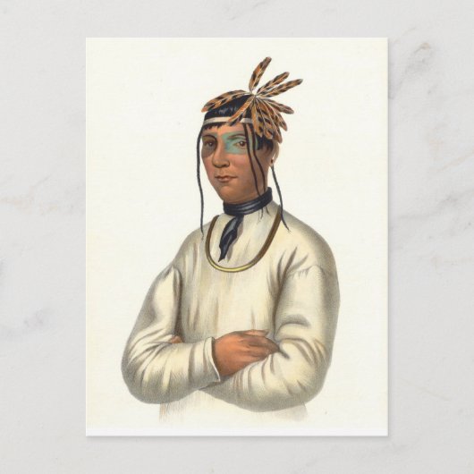 Ojibwa Postkarte (Vorderseite)
