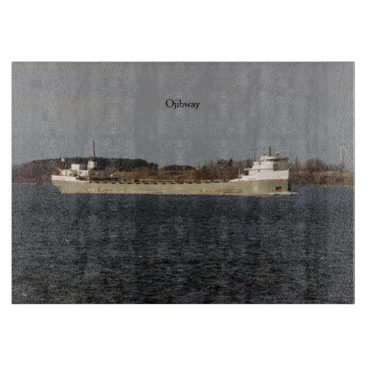 Ojibway-Schneidplatte Schneidebrett (Vorderseite)