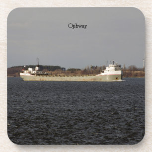 Ojibway-Set mit 6 Untersetzer aus Kunststoff