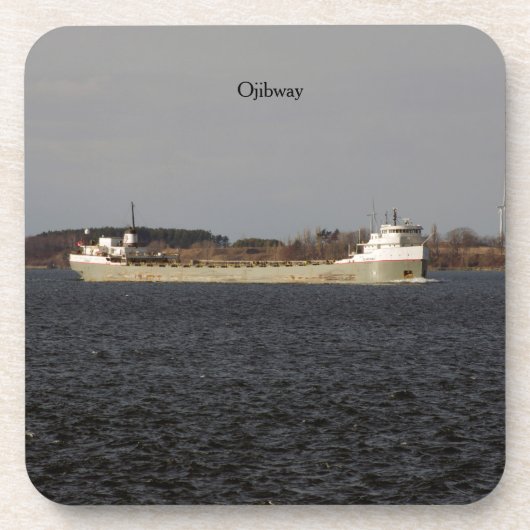 Ojibway-Set mit 6 Untersetzer aus Kunststoff (Vorderseite)