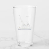 Ojibway-Versorgungsschiff Glas (Rückseite)