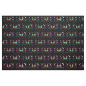 Ojibwe Black Floral Pattern Stoff (Fat Quarter (45,7 x 55,9 cm))