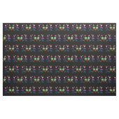 Ojibwe Black Floral Pattern Stoff (Fat Quarter (45,7 x 55,9 cm))