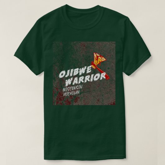 OJIBWE WARRIOR T-Shirt (Design vorne)