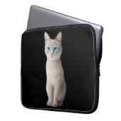 Ojos Azules Cat Laptopschutzhülle (Vorderseite Links)
