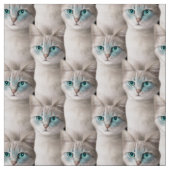 Ojos Azules Cat Pattern Stoff (Muster)