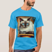 Ojos Azules Cat T-Shirt (Vorderseite)