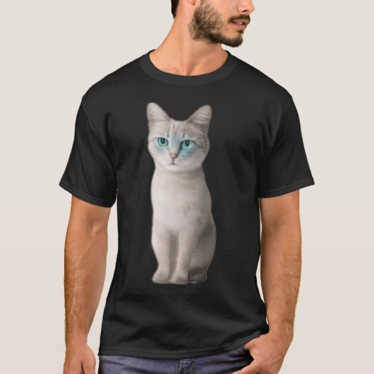 Ojos Azules Cat T-Shirt (Vorderseite)