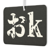OK おk ~ Japanisch Katakana Language Air Freshener Autolufterfrischer (Links)