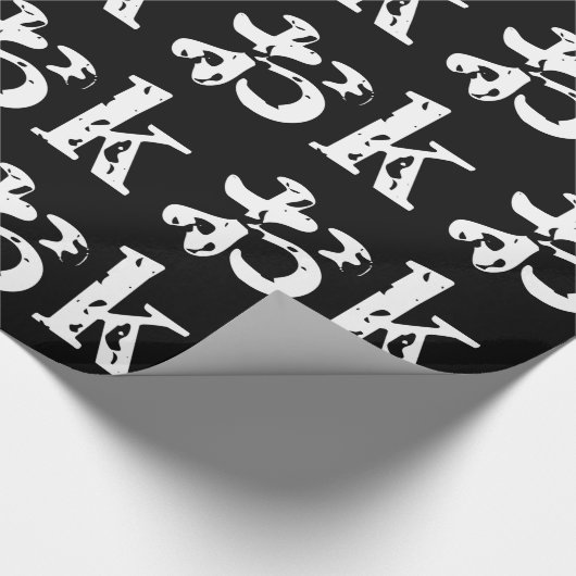 OK おk ~ Japanisches Katakana Language Wrapping Pap Geschenkpapier (Ecke)