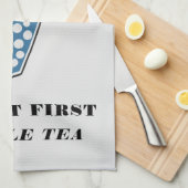 Ok, aber First Bubble Tee Custom Geschirrtuch (Viertel Falte)