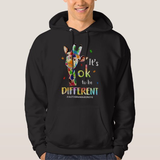 Ok Awareness Kid Acceptance Different To Be Women  Hoodie (Vorderseite)