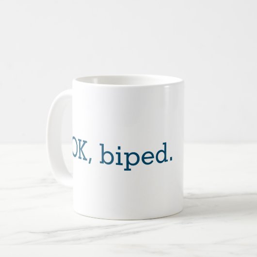 Ok, Biped-Tasse Kaffeetasse (Vorderseite Links)