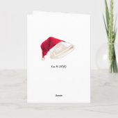 OK Boomer Bad Santa Funny Weihnachten Karte (Rückseite)