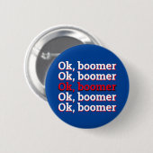 OK Boomer Button (Vorne & Hinten)