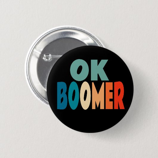 Ok Boomer Button (Vorne & Hinten)