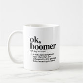 Ok, Boomer Definition Kaffeetasse (Links)