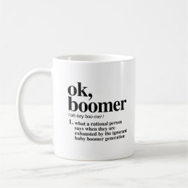 Ok, Boomer Definition Kaffeetasse