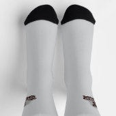 Ok Boomer in schwarzer Graffiti Socken (Oben)