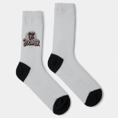 Ok Boomer in schwarzer Graffiti Socken (Rechts)