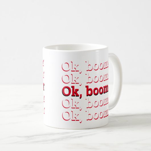 OK Boomer Kaffeetasse (VorderseiteRechts)